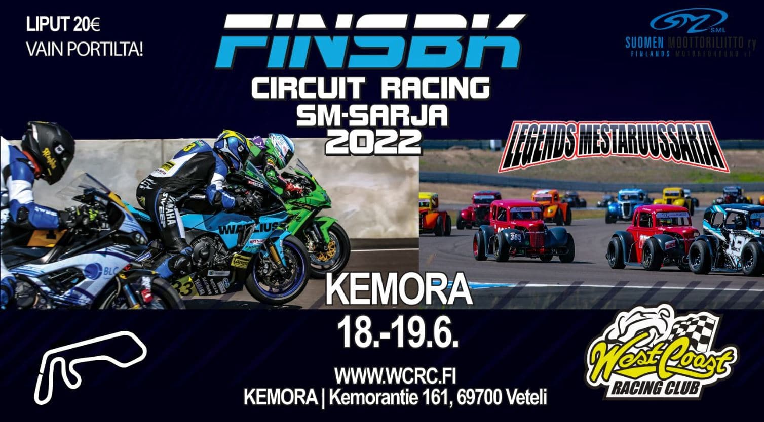 .2022, Kemora - Suomen Road Race Ajajat ry